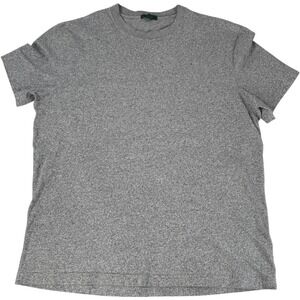 J Crew Mens Relaxed Fit Heather Grey Premium Cotton Crew Neck T Shirt Size Large